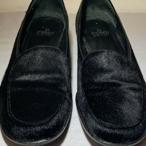 Ladies Fendi Calf Hair Loafer Style  Size 7